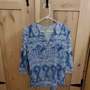 Cathy Daniels Women's 3/4 Length Top